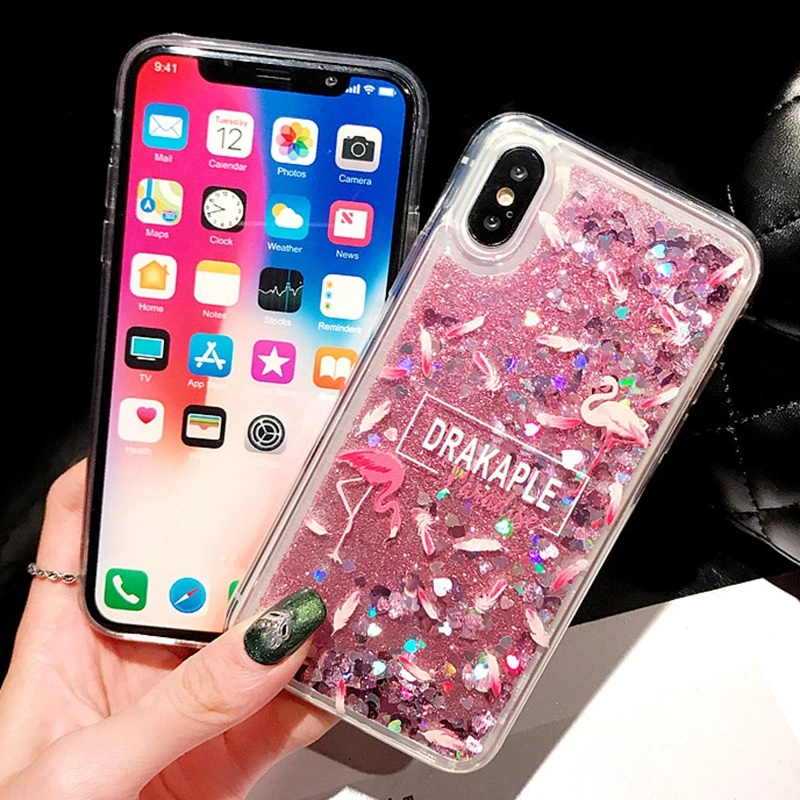 Дельфин блестящий чехол для Samsung J6 J4 Plus Prime J8 J2 Pro 2018 Единорог Жидкий Galaxy J3 J5 J7 2017 2016 |