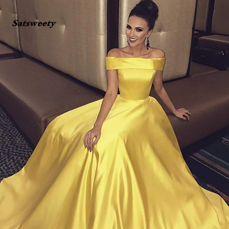 Satsweety длинное платье для выпускного вечера до пола вечернее ТРАПЕЦИЕВИДНОЕ