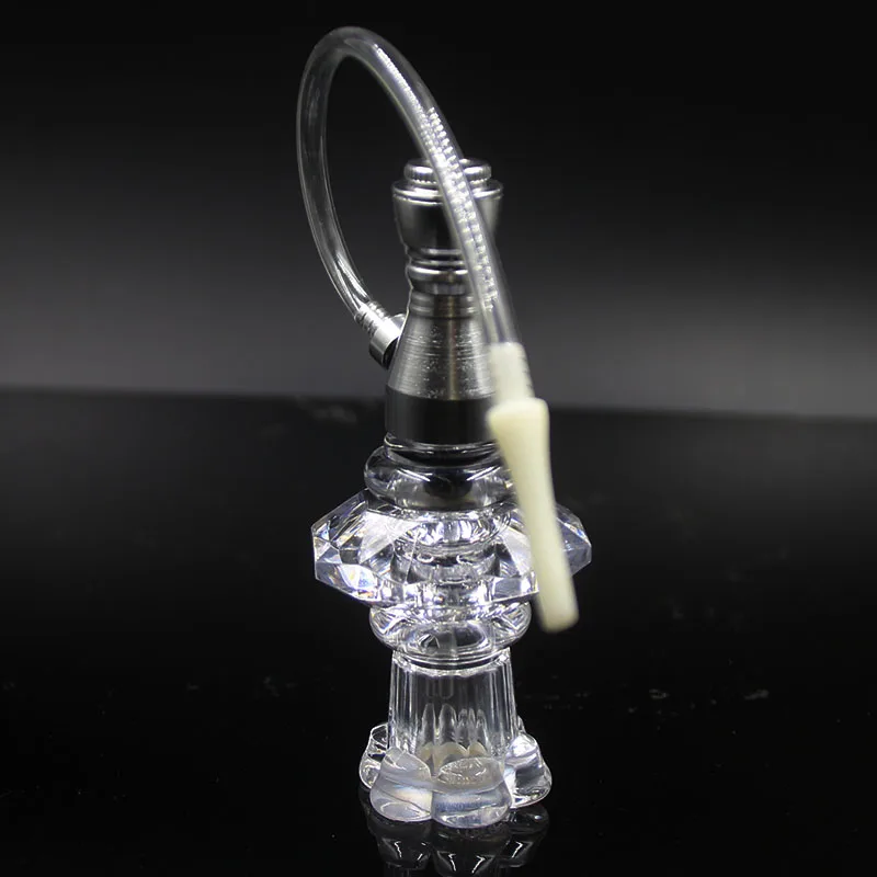 Уникальный с украшением в виде кристаллов Стекло трубы барботер курительная