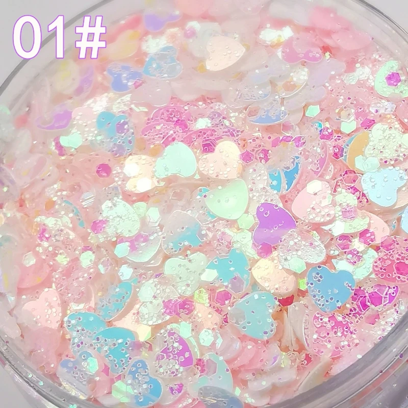 Ultrathin Sequins Nail Glitter Paillettes Irregular Rhinestone Eye Makeup Sequins Laser PET Sequin Nails Art Manicure Material