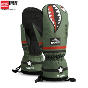 Перчатки для лыж, сноуборда, снегохода, мотоцикла, зимние водонепроницаемые