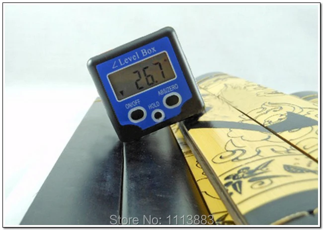 360 градусов магниты база Цифровой Инклинометр измеритель углов сферическим