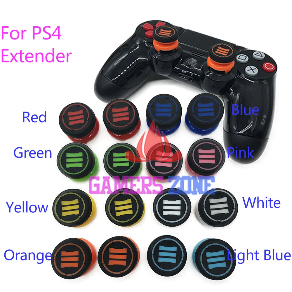 1 пара = 2 шт. силиконовый пластик для PS4 аналоговые расширители ручки джойстика