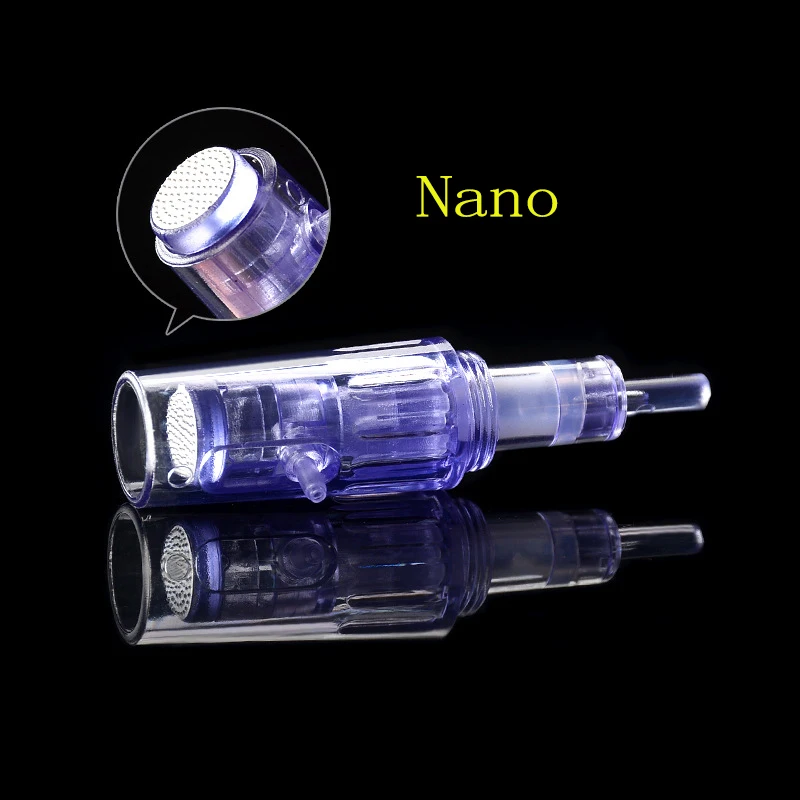 NANO 10pcs 10 шт./лот ручка мезо-игла для машинки 9pin 12pin 24pin 36pin 3D 5D NANO для пистолет для мезотерапии уход за кожей лица Уход за кожей - Цвет: NANO 10pcs