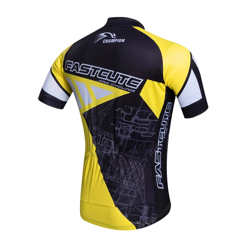 Оригинальный бренд FASTCUTE сплошной цвет велосипед короткий рукав Футболка MTB Ropa