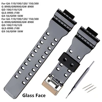 new watch brand 16mm black glass face watch strap for dw 5600 dw 5700 g 8900 gd110 ga110 watch band tool