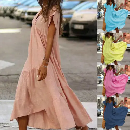 Стильные Простые Женские однотонные с коротким рукавом v образным вырезом