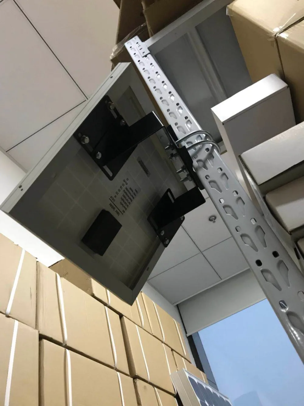 Солнечная панель настенный и полюсный Монтажный кронштейн универсальные