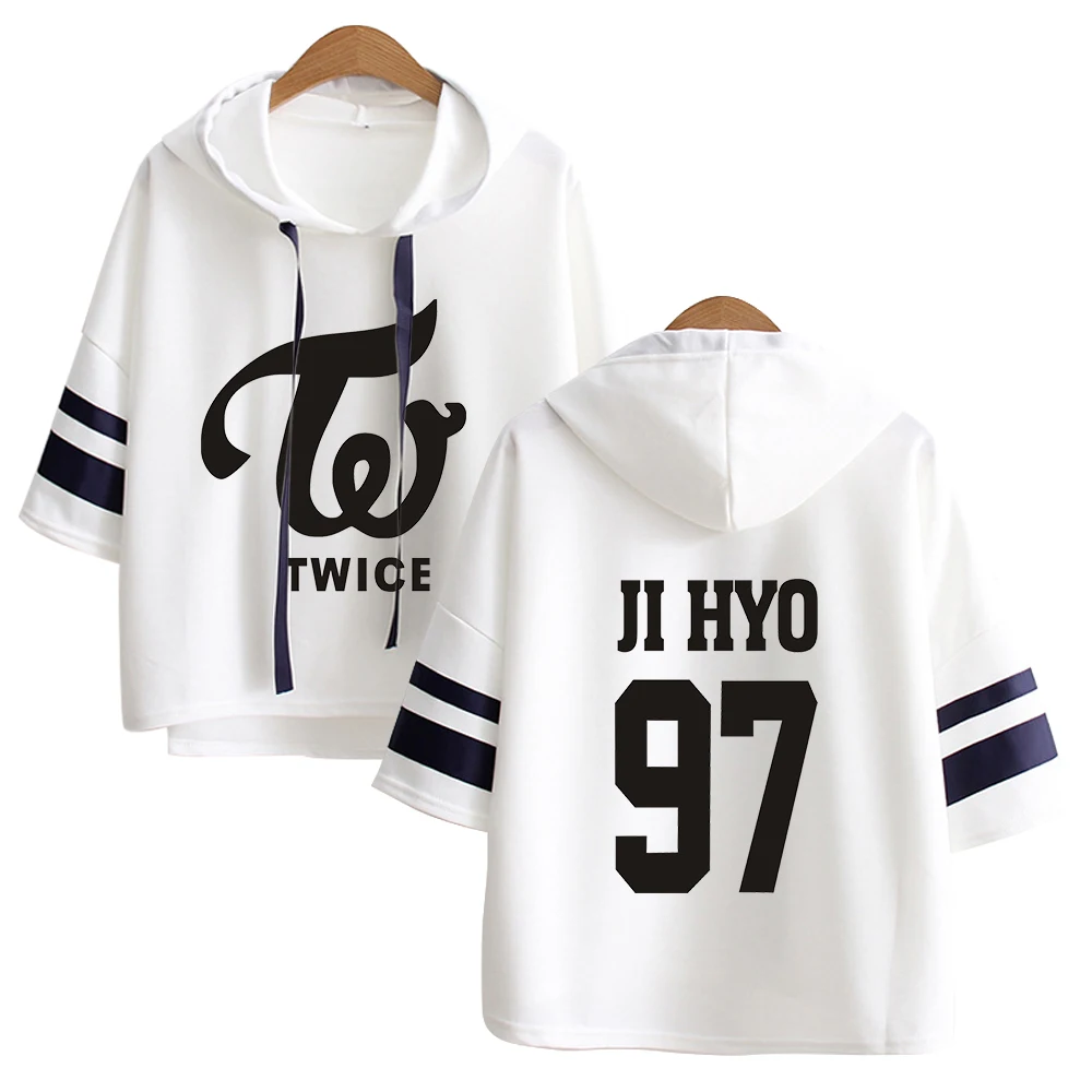 Twice singer kpop толстовки Толстовка Топы Одежда корейский стиль летнее худи для женщин harajuku женская одежда