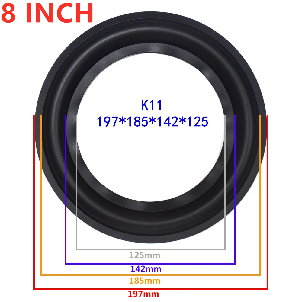 8-дюймовый резиновый НЧ-динамик кольцо из вспененного материала для динамика