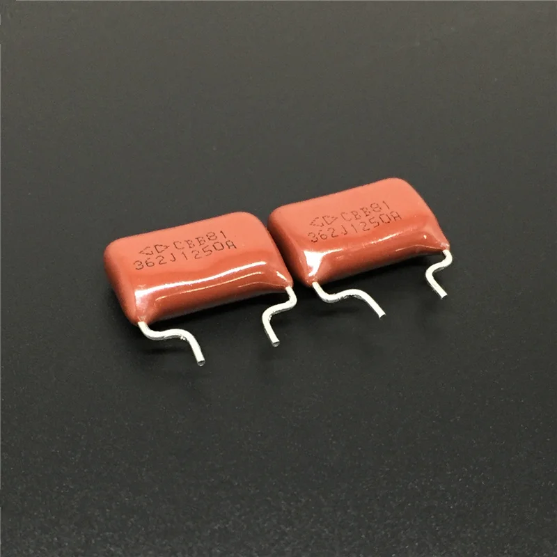 10 шт/100 шт/500 шт Конденсатор CBB 362 1250V 362J 1.25KV 3600pF 3.6nF P7.5 CBB81 Металлизированный