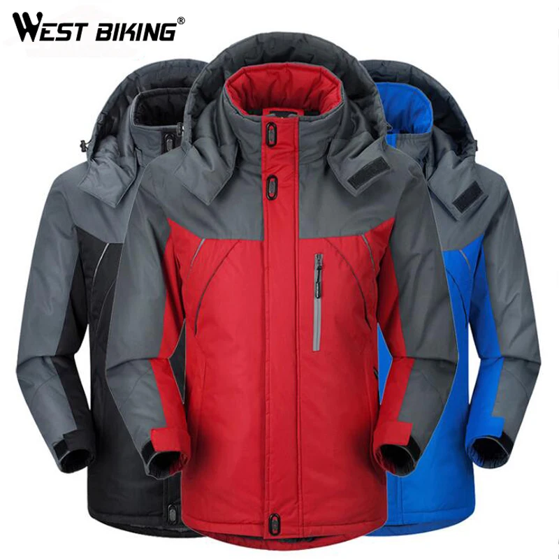 Велотренажное пальто WEST BIKING с бархатной подкладкой зимняя спортивная куртка для