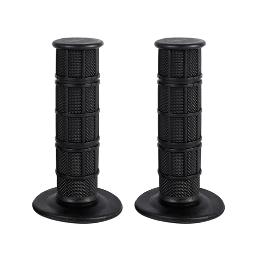 Black 1 пара, 22 мм, 7/8 дюйма, рукоятка, ручки, силиконовые, мягкие, для Пита, грязи, мотоцикла, аксессуары, Motocicleta, синий/красный/серый/черный - Цвет: Black