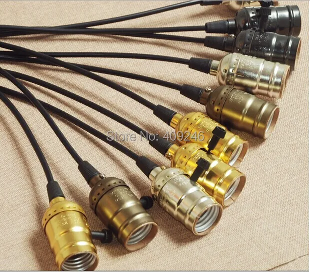 Винтажная светодиодная лампа эдисона E27 в стиле ретро подвесной медный