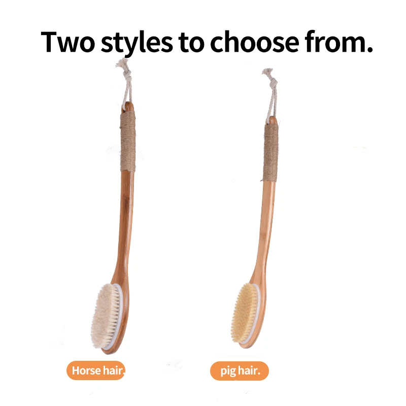 YOULU отшелушивающая сухая щетка натуральная щетина кисти для ванны длинная