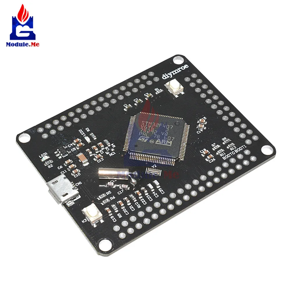 STM32F407VGT6 обнаружения ARM Cortex-M4 32 бит MCU ядро процессор с FPU ядро развития коммутационная плата Micro USB