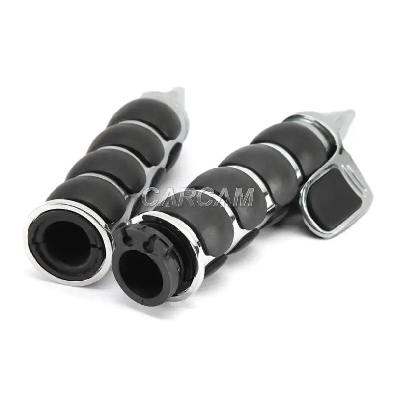 Мотоциклетные ручки с упором для ладони 1 дюйм шип на руль Harley Davidson Suzuki Yamaha Victory