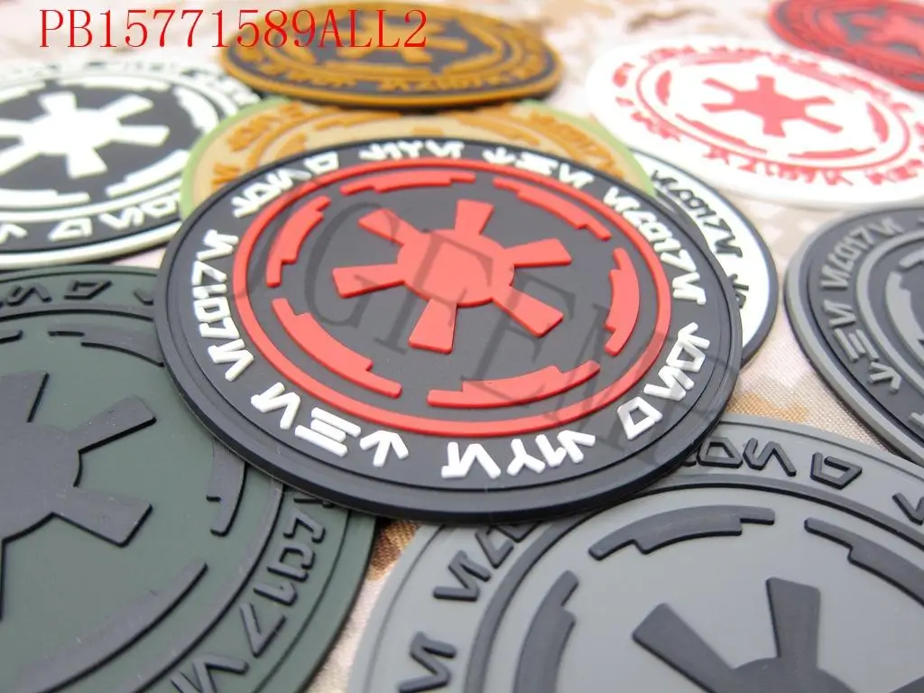 3D пластырь из ПВХ с логотипом имперской Галактической Империи|3d pvc patch|patches patchespatch