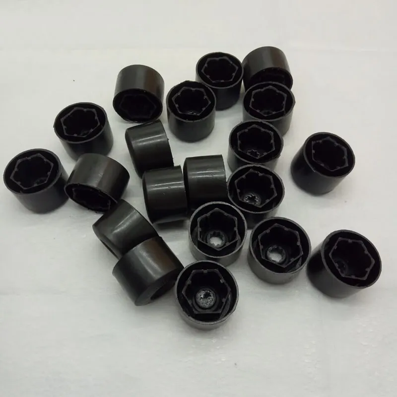 20PCS Black Tire Wheel Screw Bolts Protection Caps Car Tyre Hub Covers For Volkswagen Passat Jetta Polo Golf MK4 | Автомобили и