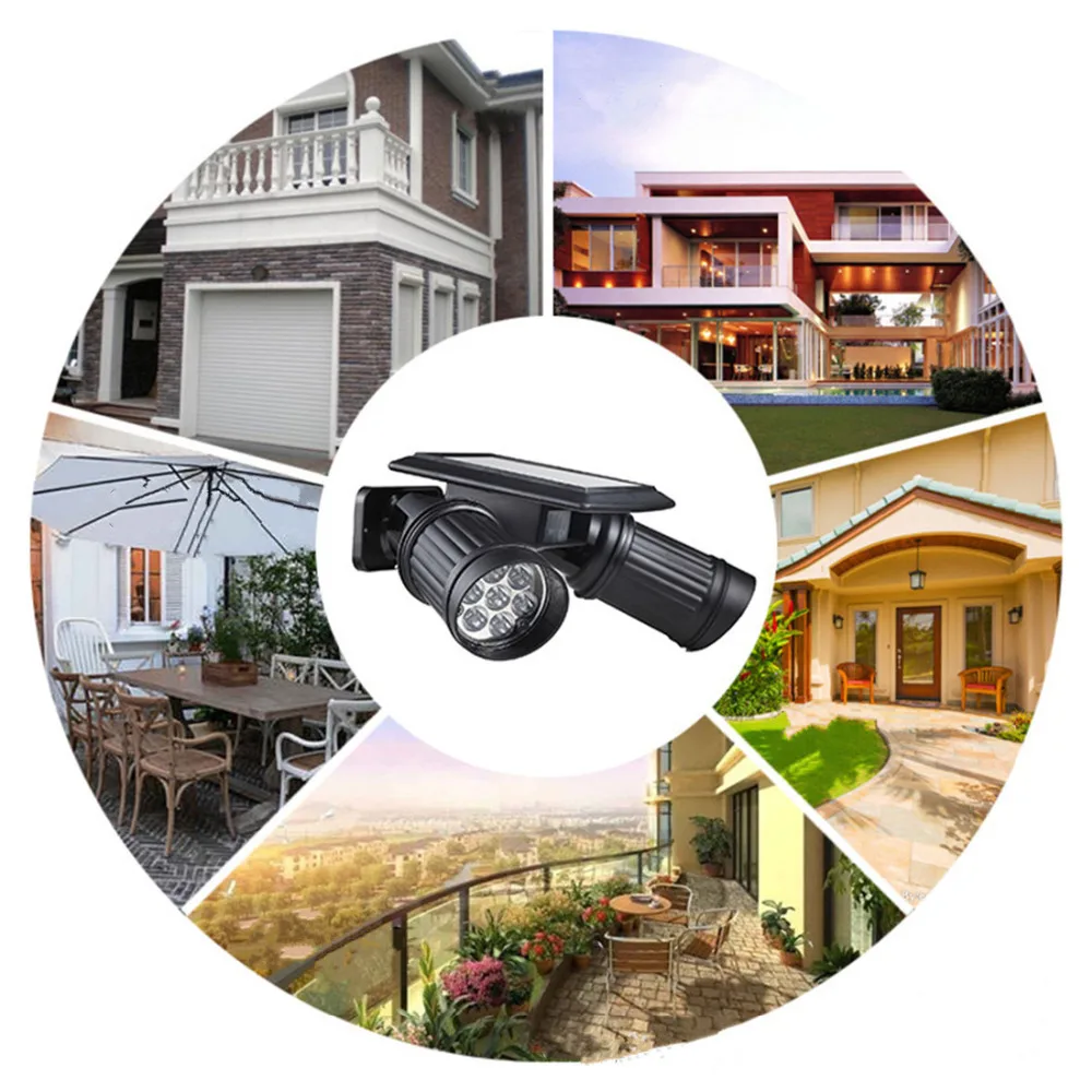 Уличный светодиодный светильник на солнечной батарее с датчиком движения PIR