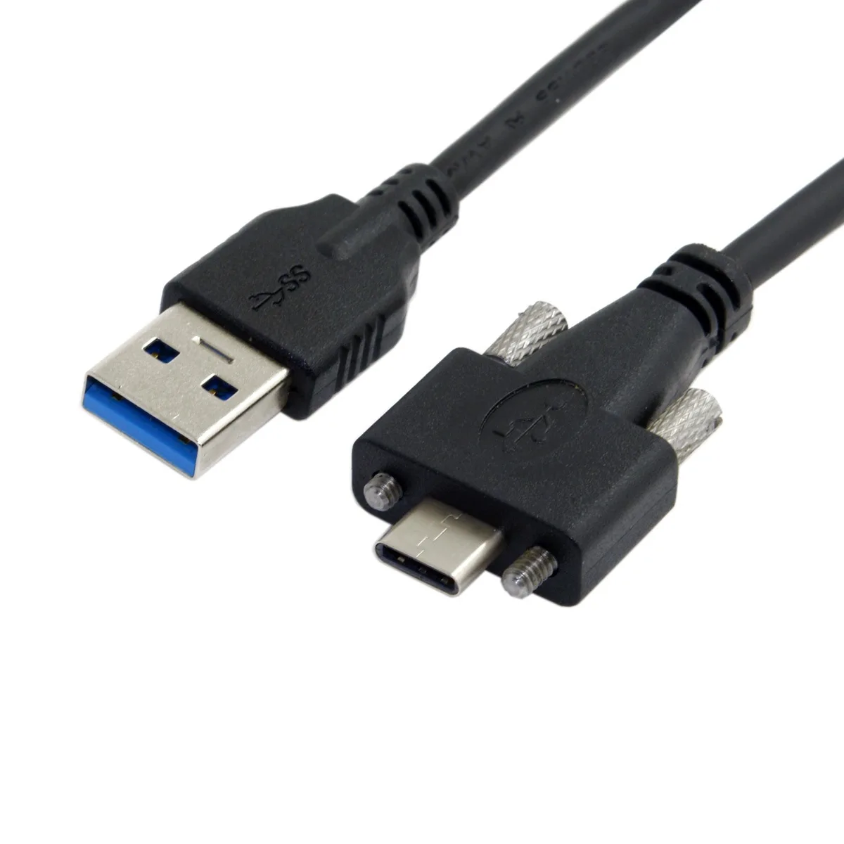 Jimier USB 3.0 Type C двойной винтовой фиксатор для стандартного 3 1 кабель передачи данных