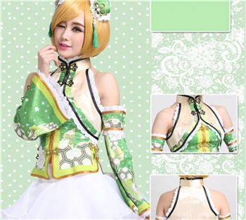 Love Live Cheongsam Пробуждение всех членов Nozomi Eli Nico Kotori Umi Honoka Maki Косплей Костюм китайское платье женские костюмы с юбкой - Цвет: Koizumi Hanayo