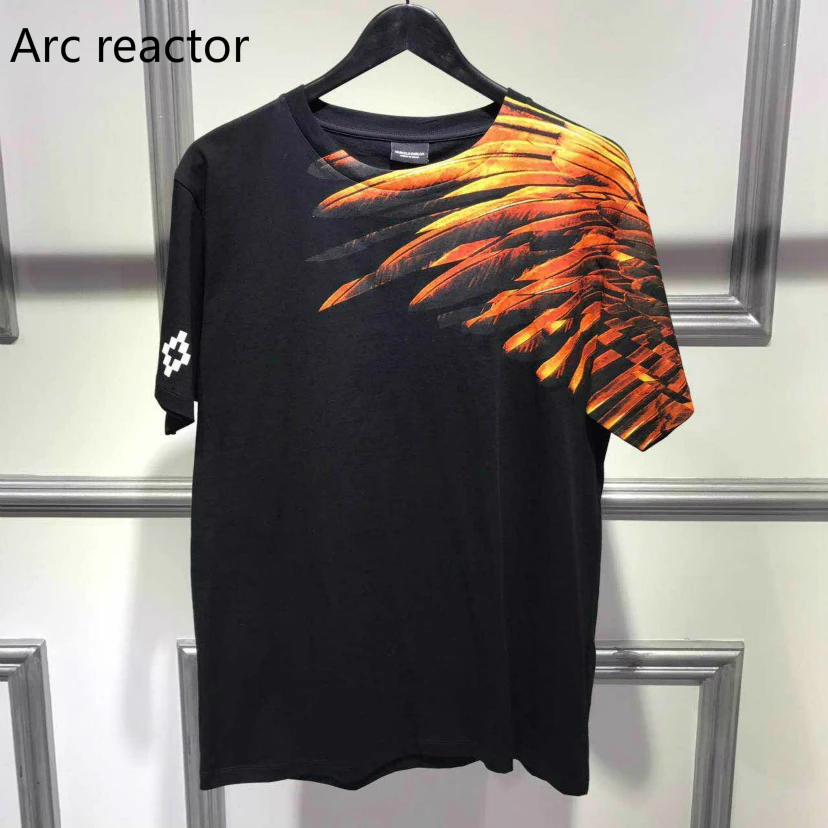 Дуги Реактор Марсело Burlon Крылья Мужчины Футболка Италия Париж Harajuku МБ Стиль Kanye