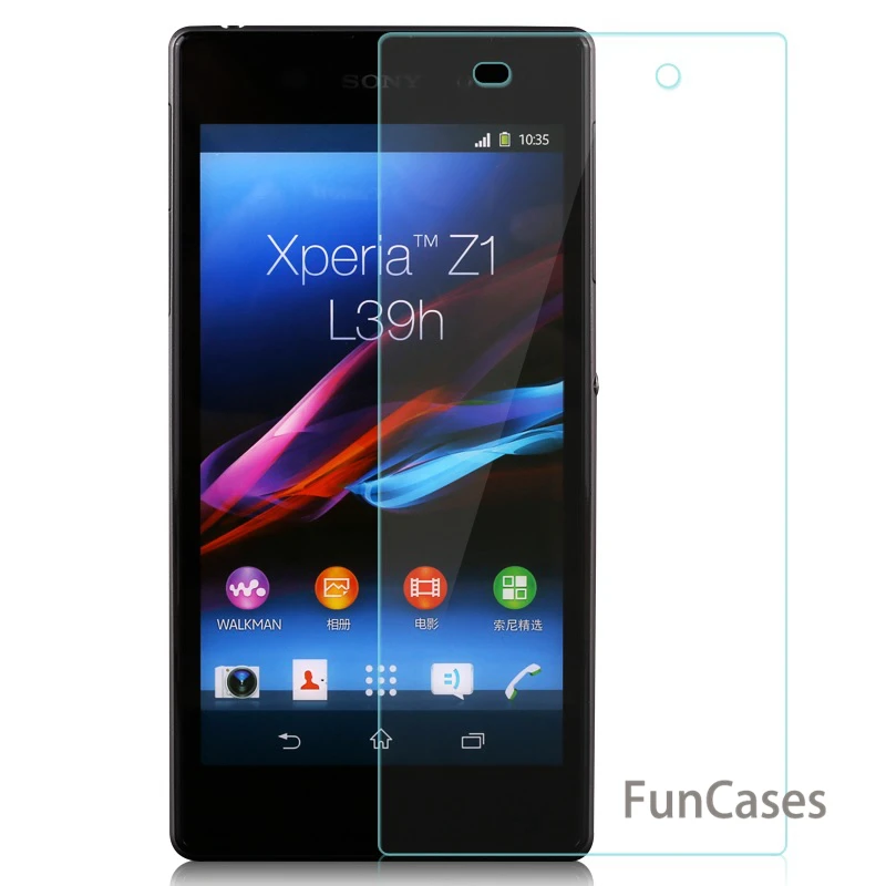 С уровнем твердости 9H закаленное Стекло для sony Xperia Z1 Z2 Z3 Z4 Z5 компактный