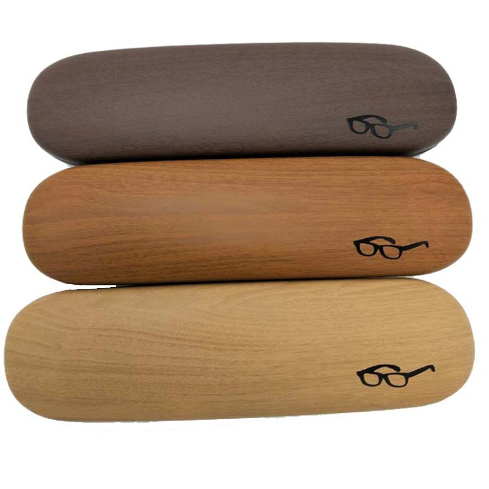 Мода древесины очки с узором чехол анти защиты от пыли Чехол Полезные Прочный