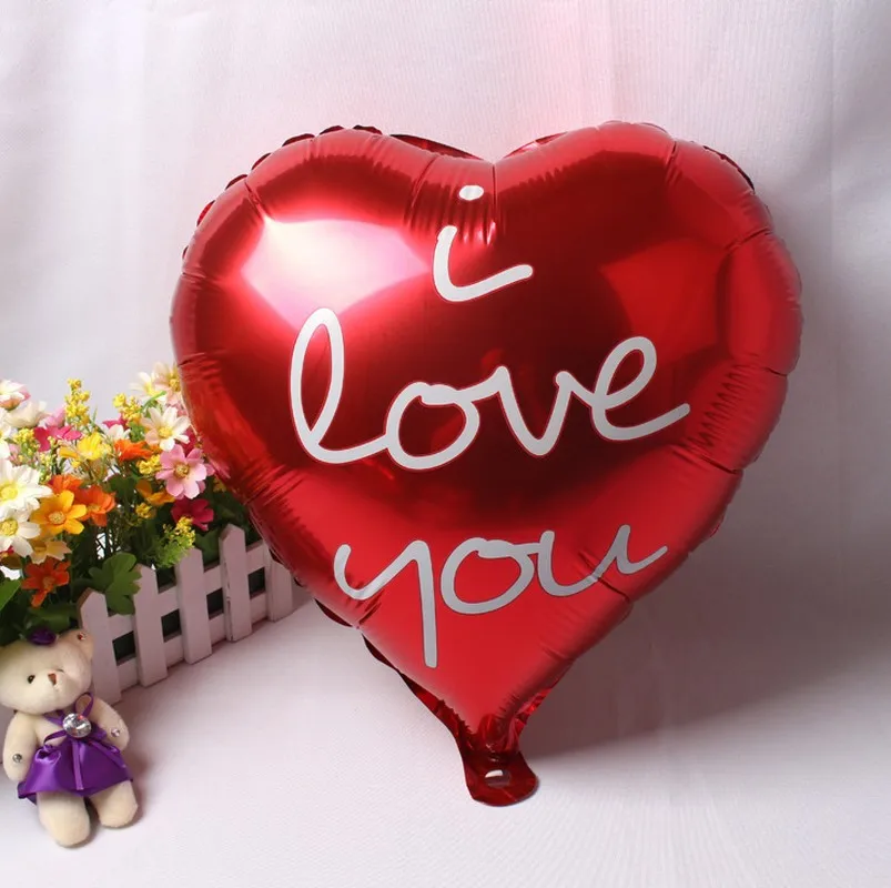 1 шт. фольга Love I LOVE YOU шарики для свадебного украшения воздушные надувные шары