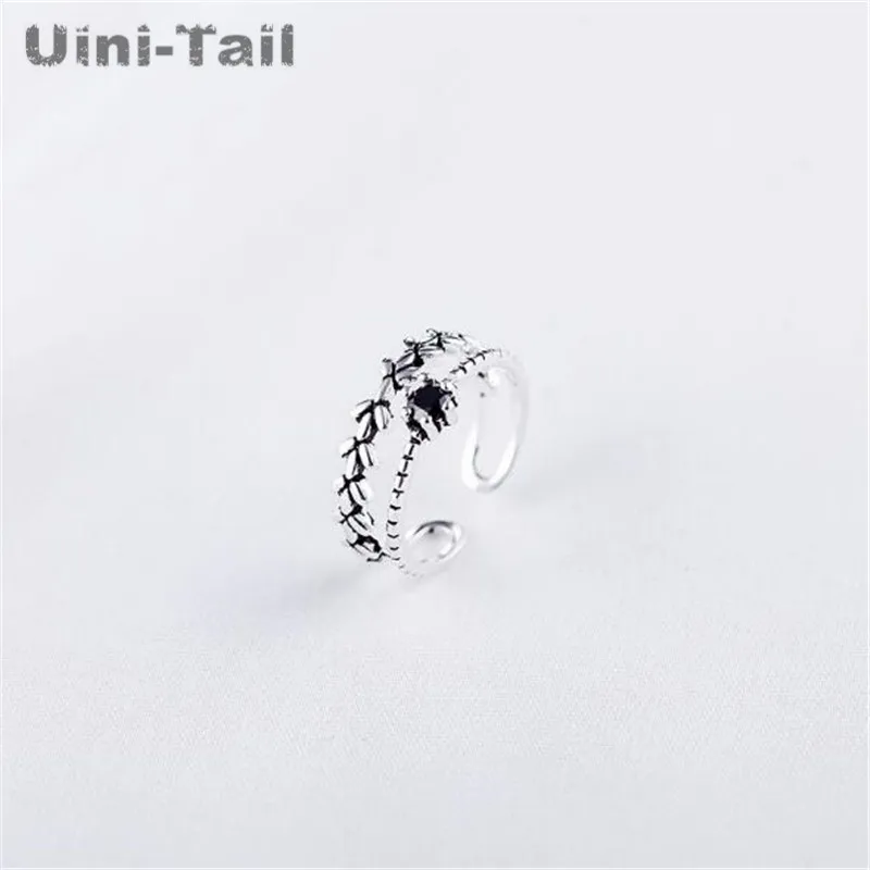Uini Tail популярное новое кольцо из стерлингового серебра 925 пробы креативное с
