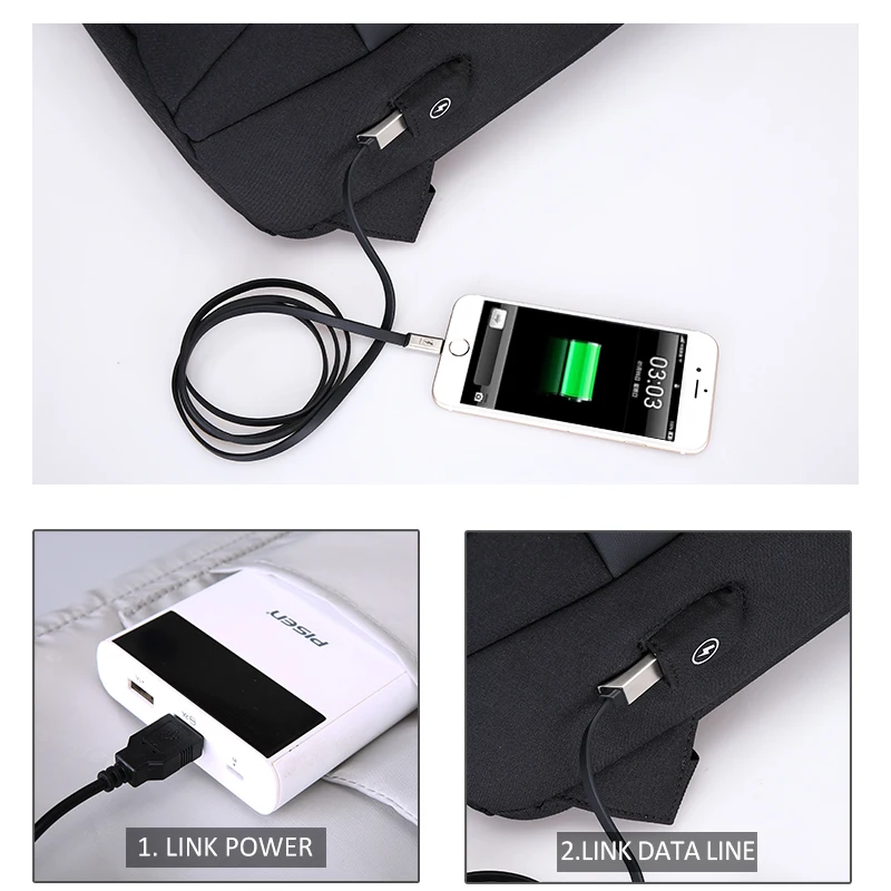 FENRUIEN USB рюкзак с солнечной батареей для мужчин и женщин ноутбука 15 6 дюймов