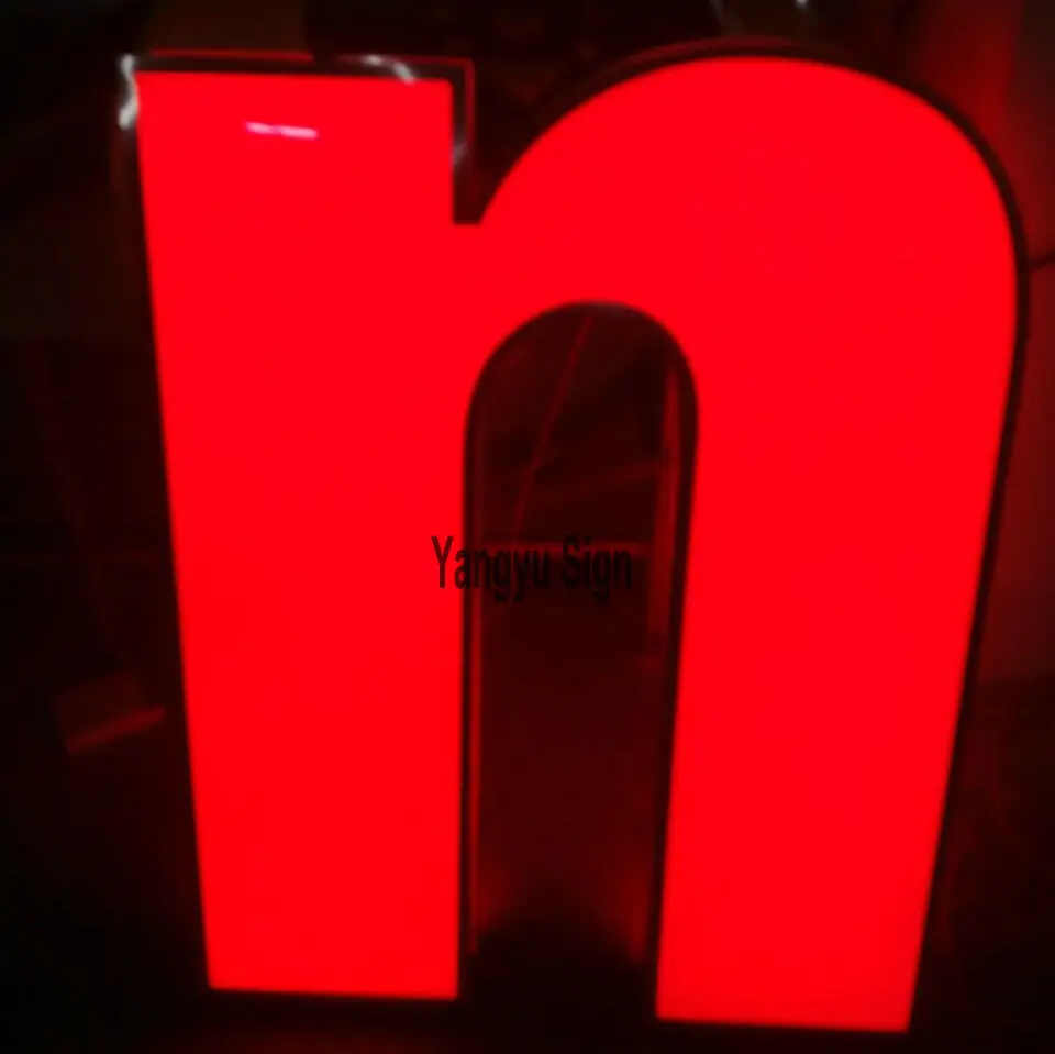 Наружная акриловая светодиодная RGB подсветильник ка для отеля|box signs|letter ledled letters |