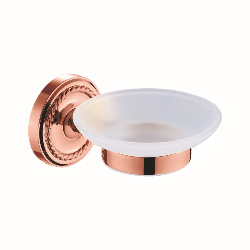 

2 Pcs Antique Rose Gold Brass Towel Ring Toilet Paper Holder Polished Coat Hook Wall Mounted Robe Hook Bathroom Accessories Set
