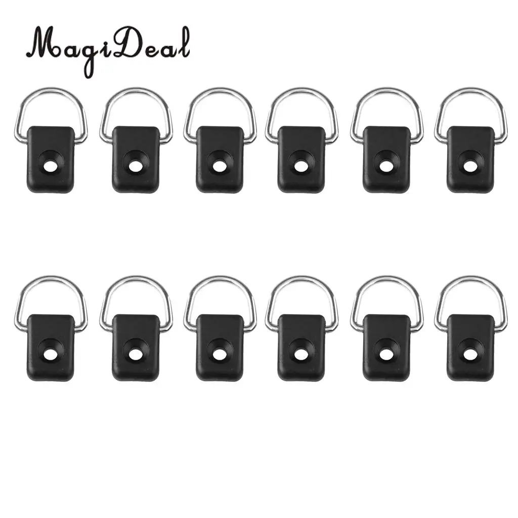 MagiDeal 12 штук Защитные Каяк D кольца установочный аксессуар для лодки каноэ каяк