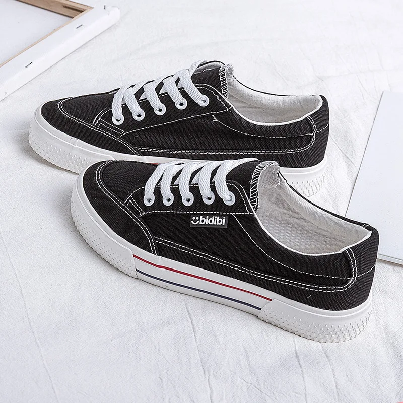 Летние кроссовки женские белые на шнуровке Джинсовая парусиновая обувь