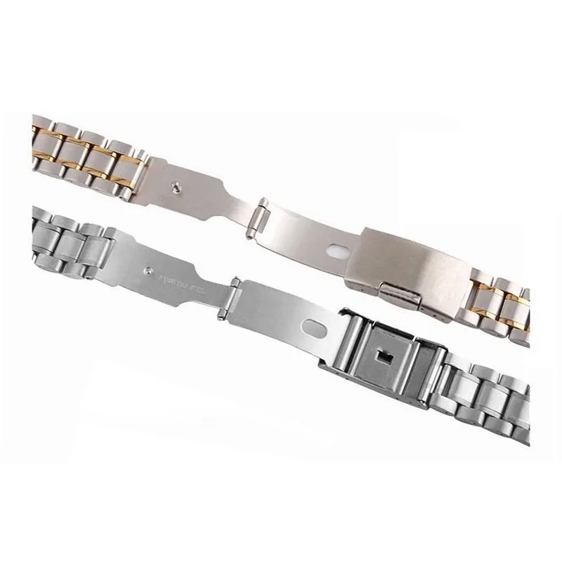 Классический унисекс браслет из нержавеющей стали 16 мм 18 20 22 24 цельный ремешок