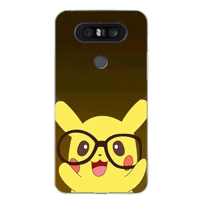 Pikachue с героями Монстры покемона пары Мягкий силиконовый чехол из ТПУ для LG G6 V30 G4 G5