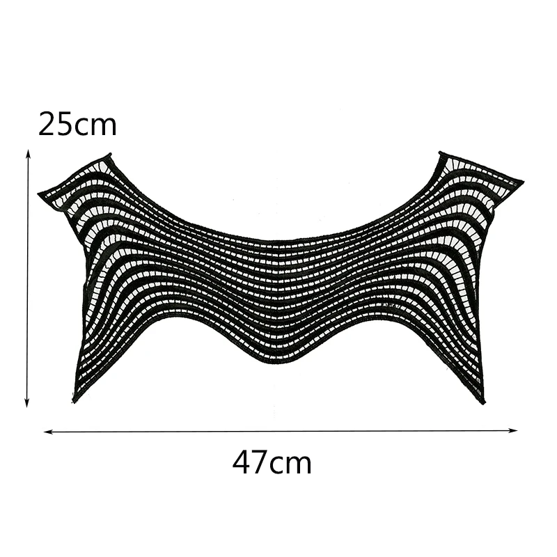 Smiry 1 шт. белая полоса Красивая вышивка длинная африканская кружевная ткань DIY