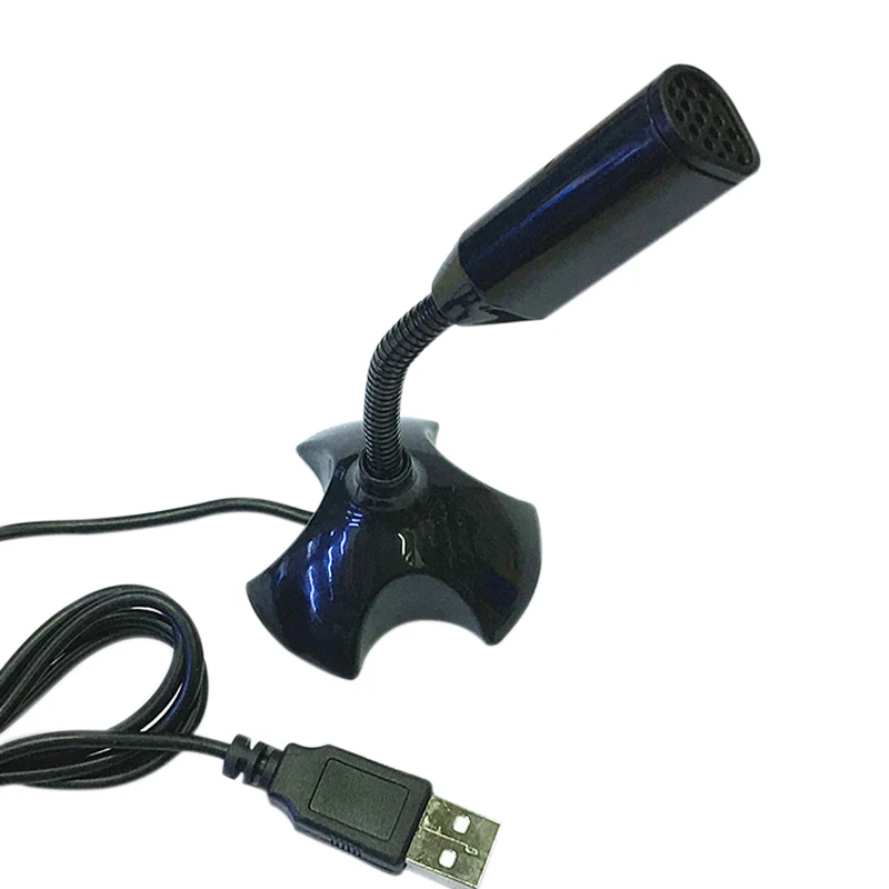 Модный Мини компьютерный микрофон USB для ПК ноутбук Skype KTV пение видеоигр запись