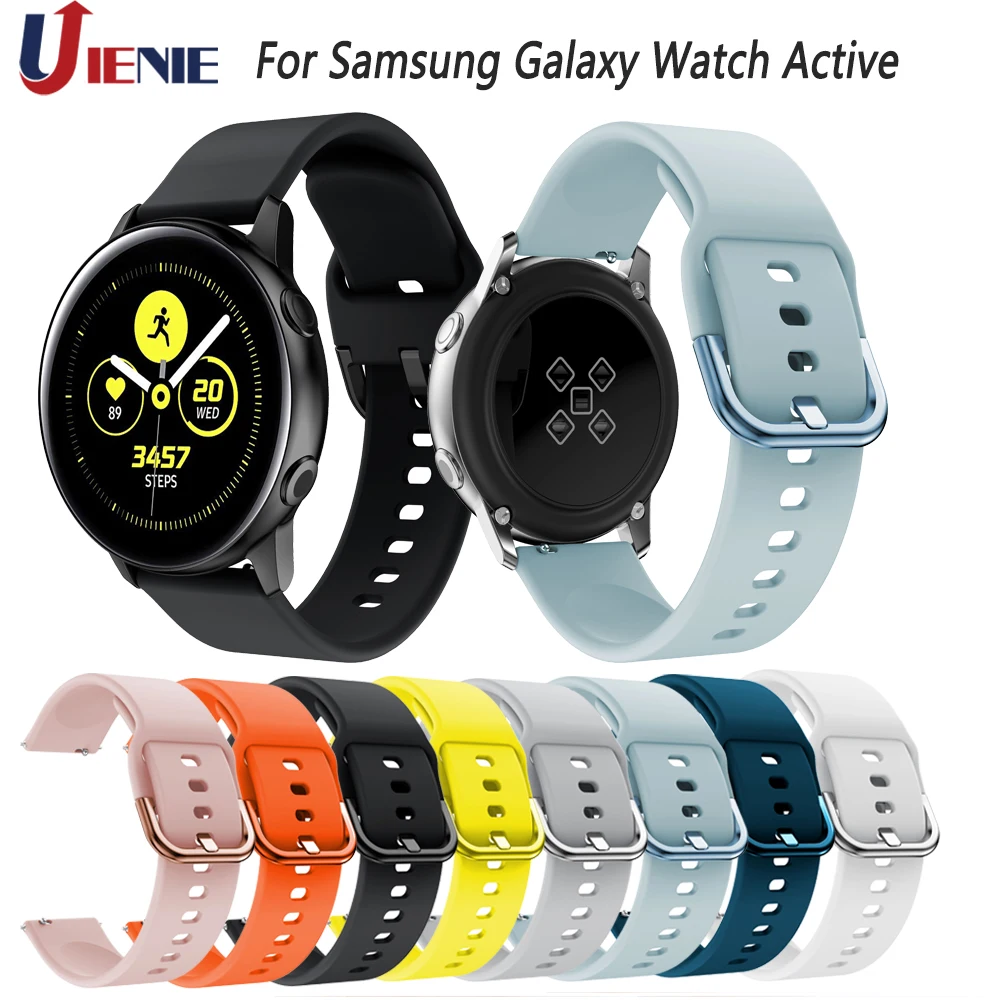 Ремешок для часов Samsung Galaxy Watch Active 2 Band Силиконовый ремешок 42 мм S2 Gear Sport 20