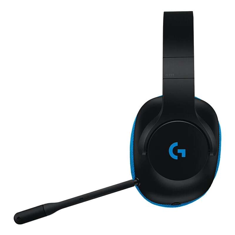 Игровая гарнитура logitech G233 с проводным управлением, наушники работают с ПК, PS4, Xbox One, смартфонами и планшетами для всех геймеров