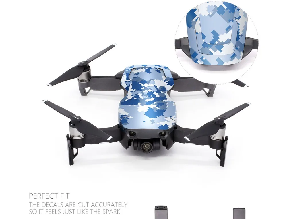 PGYTECH Дрон наклейки водонепроницаемый кожный наклейки для DJI Mavic Air Drone тела наклейки аксессуары