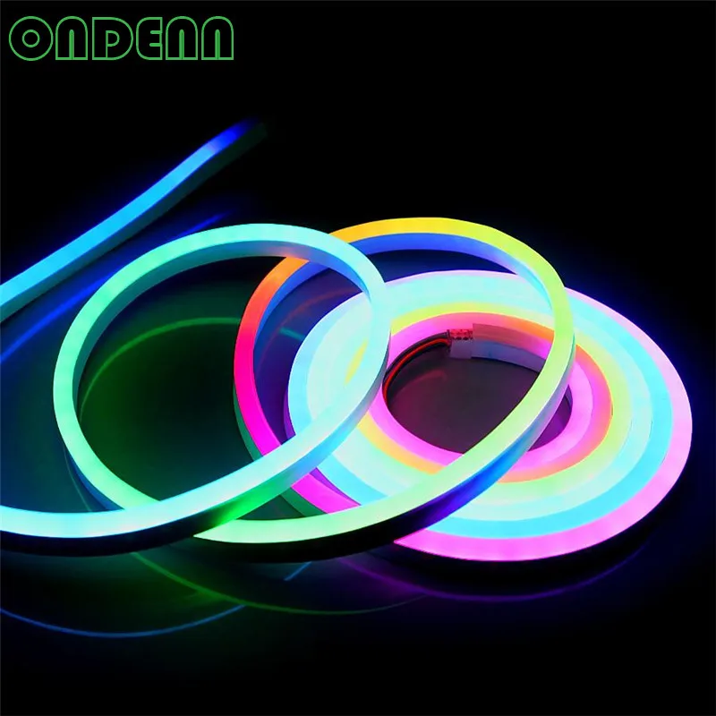 Светодиодная неоновая трубка WS2811 50 м светодиодный пиксельный свет цифровой RGB