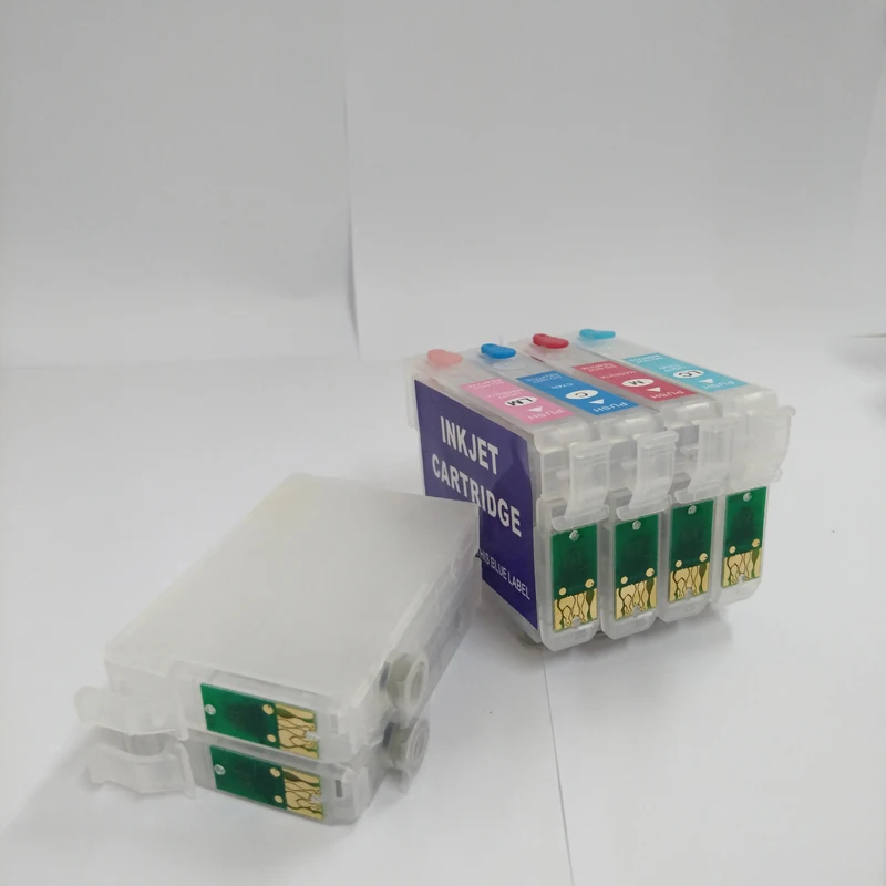 Многоразовый картридж Vilaxh для Epson T0801 6 Stylus P50 RX660 R265 R360 RX560 R285 RX585 RX685 PX700 PX710 PX810|ink