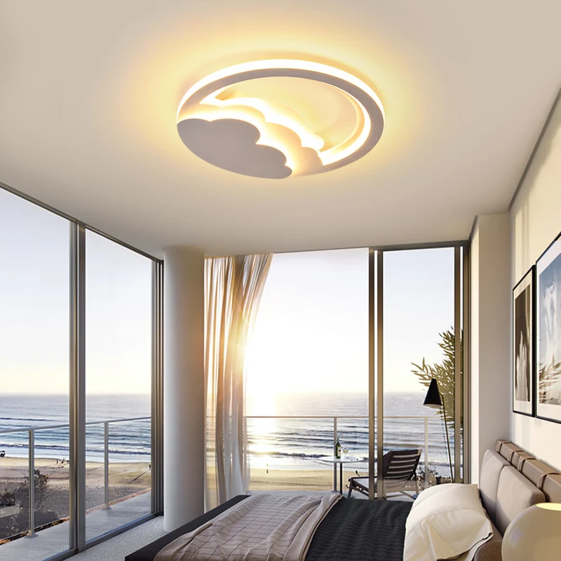 Indoor Modern Led Ceiling lights Living Room Kitchen Luminaires Mounted Lighting Lamps Round Fixtures | Освещение