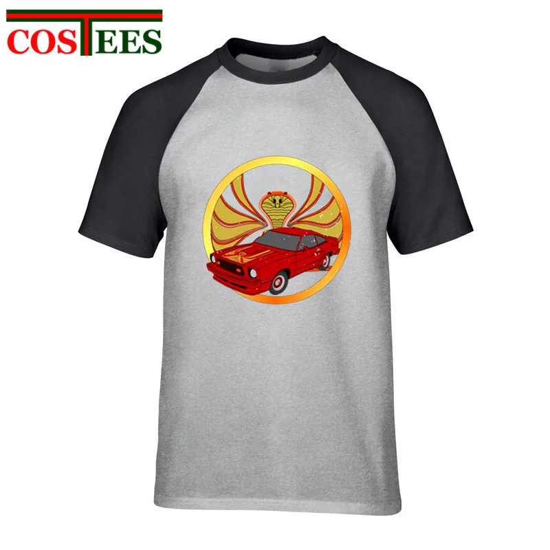 Летние винтажные футболки 2018 Кобра Кай Мужская футболка Shelby автомобильная