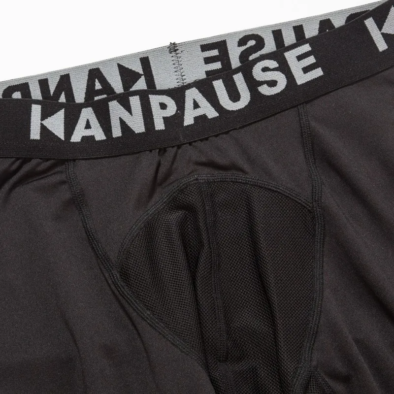 Мужские компрессионные штаны KANPAUSE дышащие спортивные для бега сушки капель