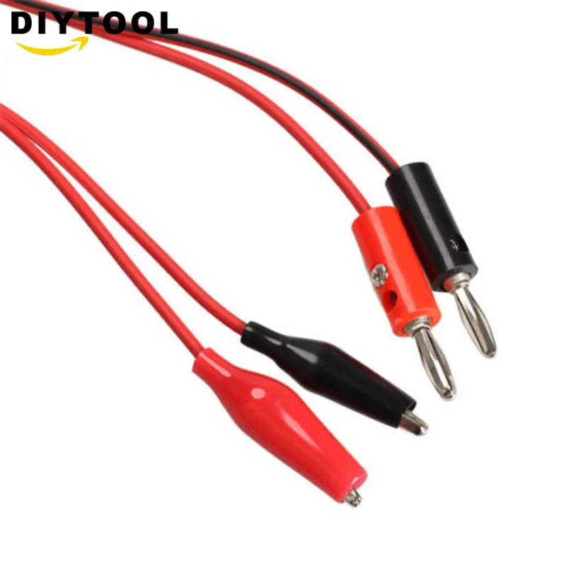 Аллигатор де К AV банан/usb разъем Тесты кабельный ввод Разъем Dual er зонд) зажимы типа