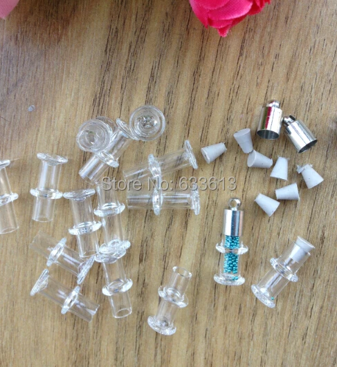 Волшебная подвеска в виде флакона Подвеска для эфирного масла DIY стеклянный